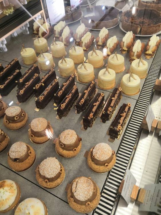 La vitrine de patisseries