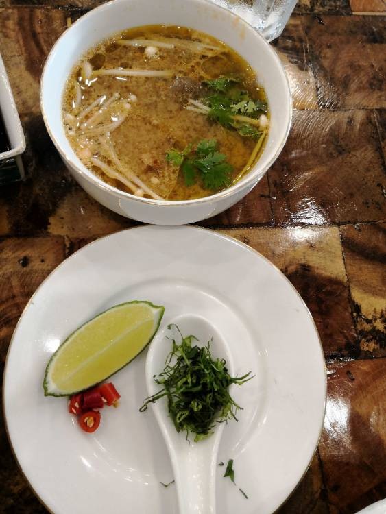 Soupe thaï aux champignons